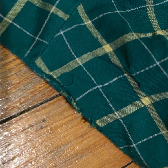 Sleeveless green plaid dress - Picture 7 of 7